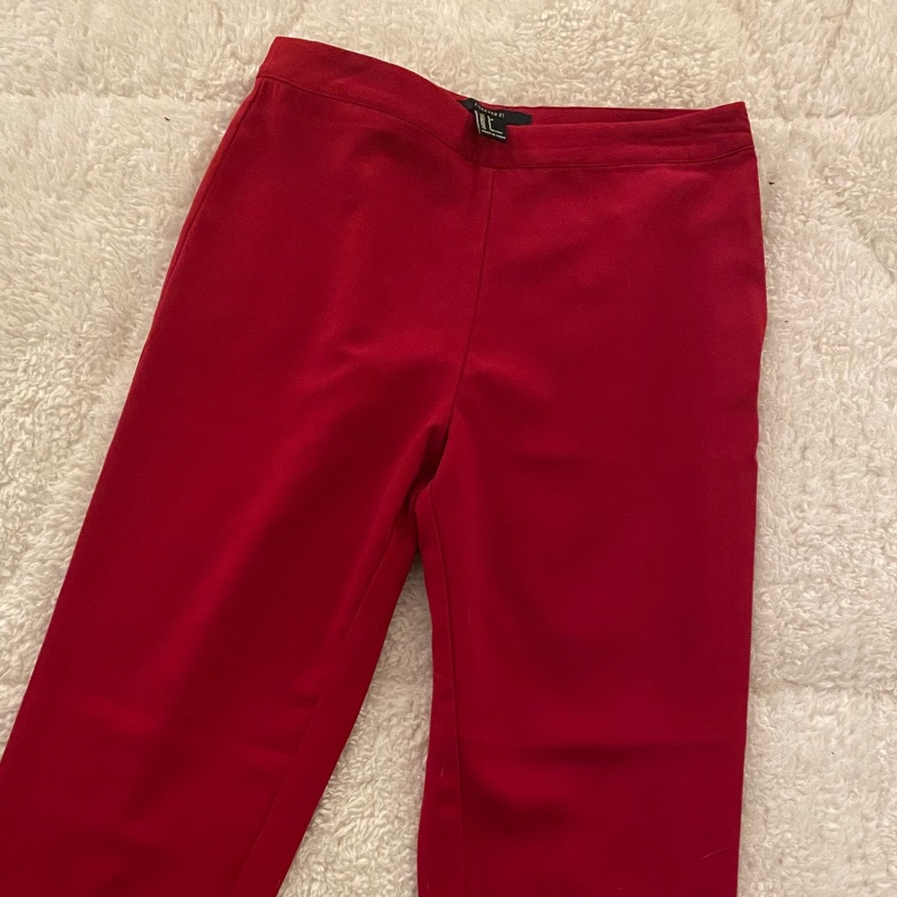 Red Cropped Forever 21 pants